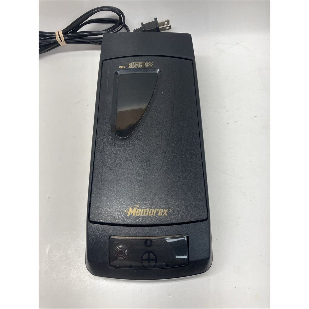 Memorex VHS Video Cassette Rewinder Vintage Media Model MR100 Tested Working